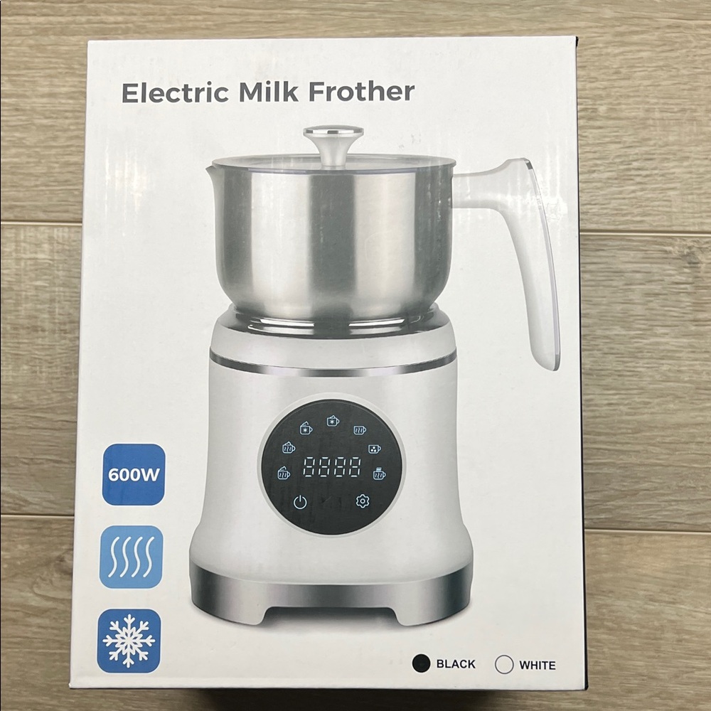 Electric Milk Frother - White
